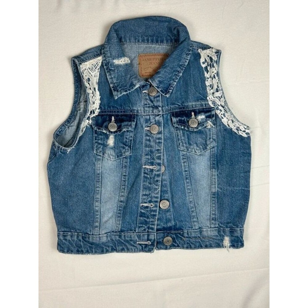 Amethyst Denim Vest